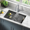 30&rdquo; Workstation Kitchen Sink Undermount&nbsp;16 Gauge&nbsp;Stainless Steel Single Bowl with&nbsp;WorkFlow&trade; Ledge and Accessories